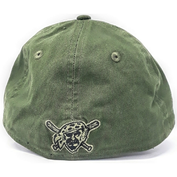 New Era 49FORTY Pittsburgh Pirates green camo cap hat - Picture 3 of 6